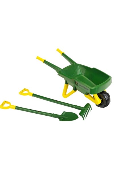 Klein Set de joacă pentru grădinărit, roabă cu lopată și greblă, 74x31x26cm, ...