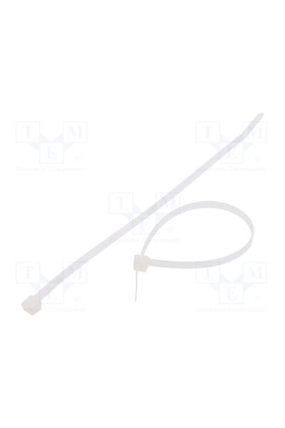 OEM Colier de strângere FIX&FASTEN FIX-S-4.8X200S/N, W 4,8mm, naturală, polia...