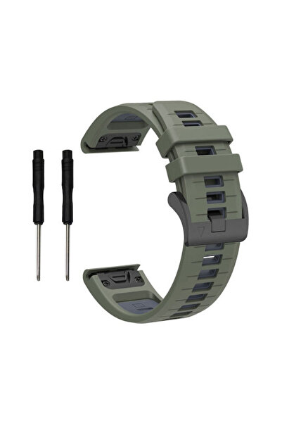 OEM Garmin Fenix 7x Fenix 7x Pro Enduro 3 Fenix 8 51mm Λουράκι Σιλικόνης Στρα...