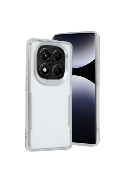 Generic Brand Xiaomi Redmi Note 14 Pro 4g Case Boyi Silicone Cover - Silver