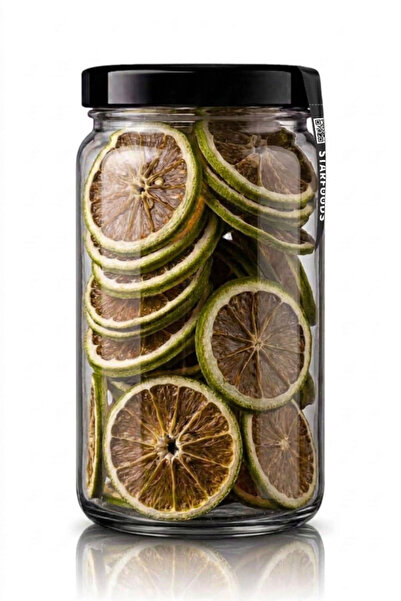 STARFOODS Kurutulmuş Limon - Kuru Yeşil Limon Kurusu - 80g/660cc