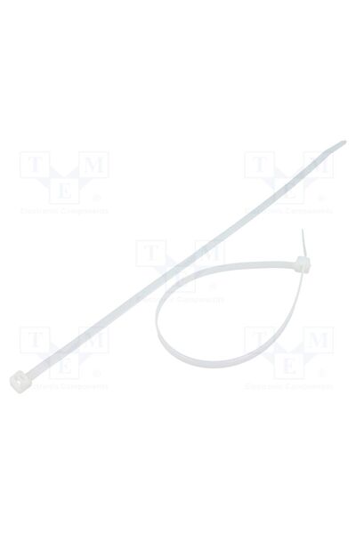 OEM Colier de strângere FIX&FASTEN FIX-S-4.8X250W/N, W 4,8mm, naturală, polia...