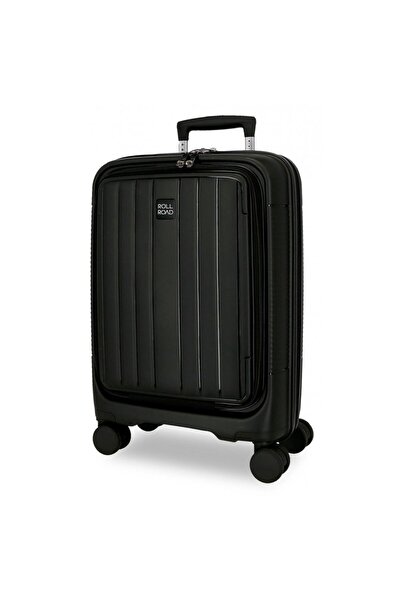 Roll Road Troler cabina Acadia negru, polipropilena, cu buzunar frontal lapto...