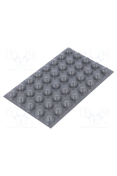 OEM Picioruş autoadeziv 3M SJ5027/GY, H 7,9mm, gri, poliuretan, Duritate Shor...