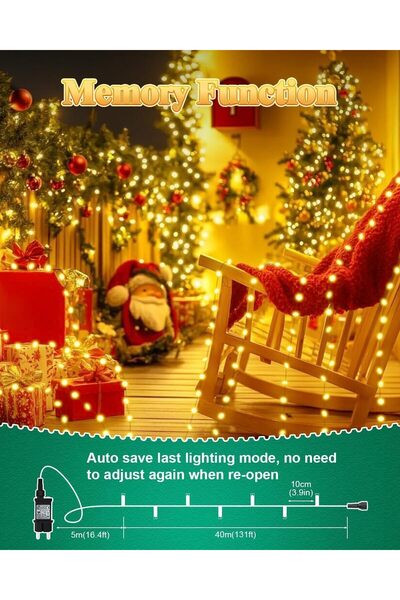 Generic Christmas Decorations, 25m 250 LED Christmas Tree lights, Warm White Christmas Lights for Bedroom, Christmas Tree, Home Indoor Outdoor Garden Party Decor