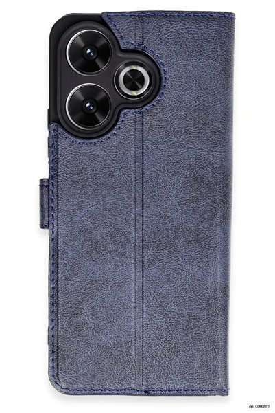 New Face حافظة CONCEPTA Redmi 13 4G Kılıf Tr S Plus (24707) - أزرق داكن