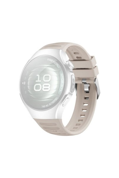 OEM Λουράκι Σιλικόνης Μπεζ (Huawei Watch 5 42mm)