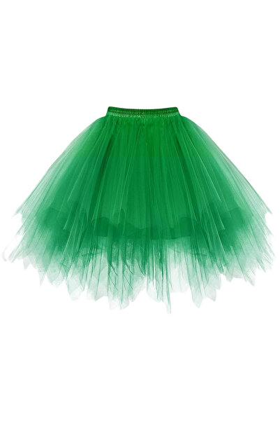 OtherMax Fustă Tutu Balerină Vintage Damă Evazată Verde L 79–117 cm — fusta t...