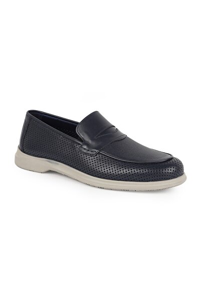 Libero L5925 Mocasini pentru bărbați din piele antică autentică, perforați, r...