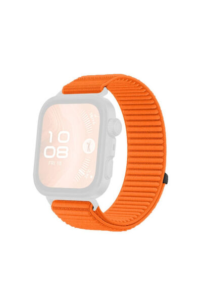 Other Kalebol Υφασμάτινο Λουράκι Πορτοκαλί (Huawei Watch Fit 3)