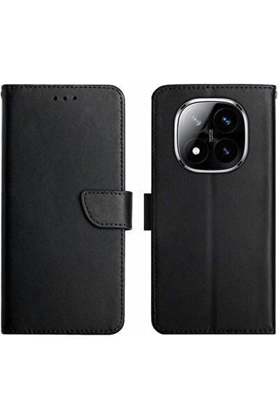 OEM Ελαφρύ Δερμάτινο Μαύρο Πορτοφόλι (Redmi Note 14 Pro+)