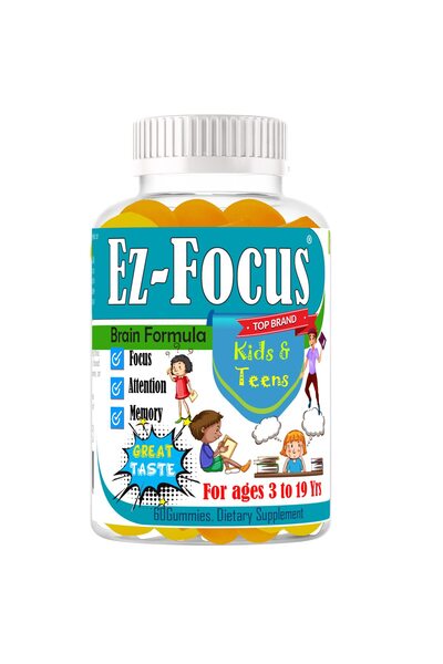 Celebrity LifeStyle Product Ez-Focus Gummies for Kids, Teens & Youth – Brain ...