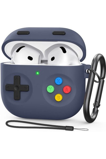 AhaStyle Θήκη σιλικόνης PT-DD10 σε μπλε χρώμα για Apple AirPods 4