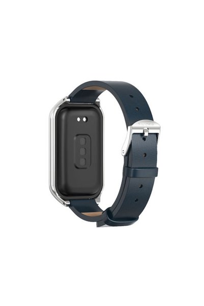 MIJOBS Xiaomi Smart Band 8 Active Λουράκι Συνθετικό Δέρμα Μπλε
