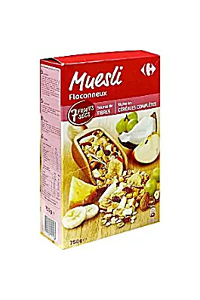 Carrefour Muesli, cu fructe uscate, 700g