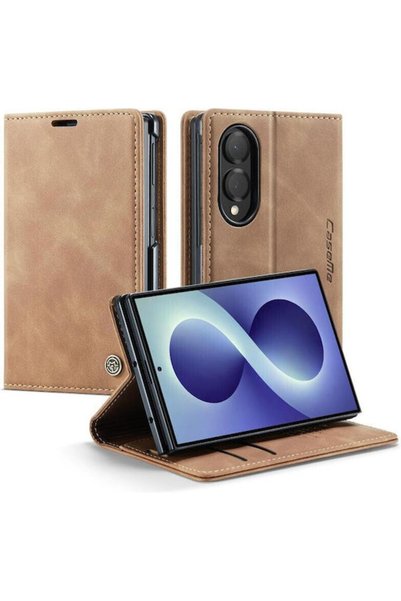 Caseme 013 Ρετρό Καφέ Βιβλιοφιλικό (Galaxy Z Fold8)