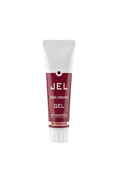 ŞEKER & SUGAR Bordo Jel Gıda (Boyası) Renklendiricisi 100 g