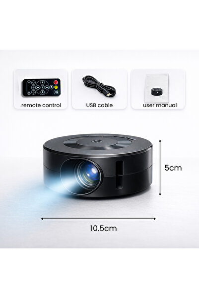 Generic Brand Projector LCD Λάμπας LED με Ενσωματωμένα Ηχεία (Μάρκας Adamanta)