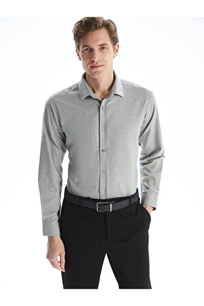 LC Waikiki Trendlucky with Difference Slim Fit Long Sleeve Men's Shirt
