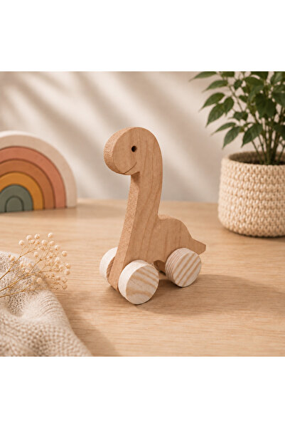 websunday Wooden Toy Dinosarus Natural Handmade Toy