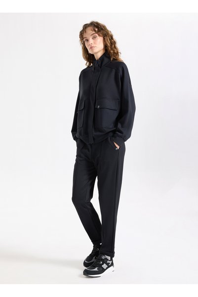 JEEP Black Women's Plain Sweatpants J5WL-EA7149