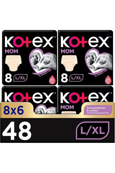 U by Kotex Kotex Birth Pant Pack of 8 x 6 Pants