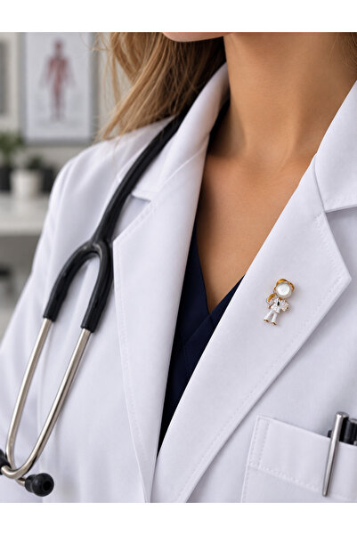 Genel Markalar Doktor Sarışın Yaka İğnesi Broş