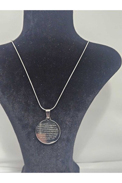 Symrna Steel Verse Hand Prayer Bead Necklace