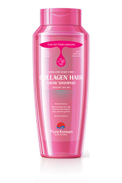 PURE KOREAN Collagen Hair Strengthening Shampoo
