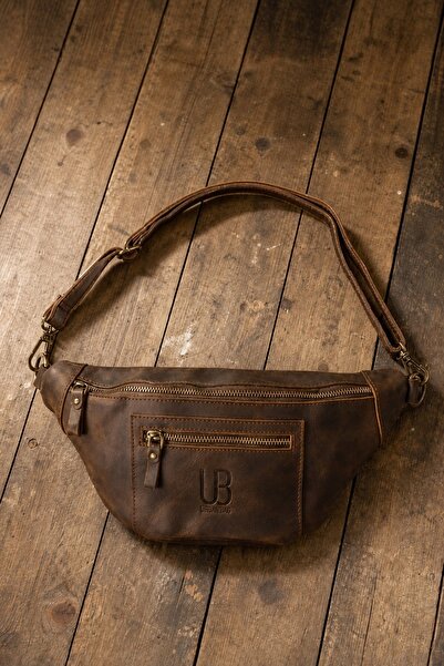 Urban Bag Η τσάντα ώμου Street από γνήσιο δέρμα – Σκούρο Καφέ