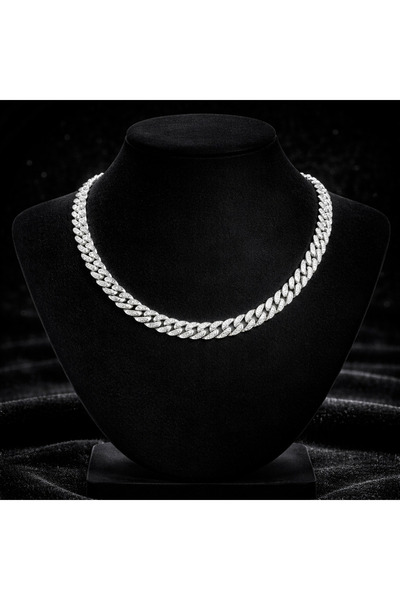 VALTİER Colier Cuban Clasic 8 mm