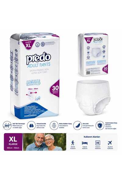 PREDO YETİŞKİN KÜLOTLU HASTA BEZİ XLARGE
