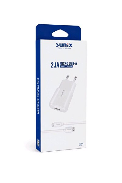 Sunix 2.1 A Mıcro Usb-A Travel Charger Şarj Cihazı