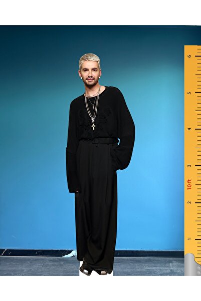 dakik reklam Bill Kaulitz Tam Boy Ayaklı Karton Adam Maket