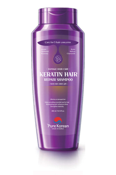 PURE KOREAN Keratin Repair Shampoo