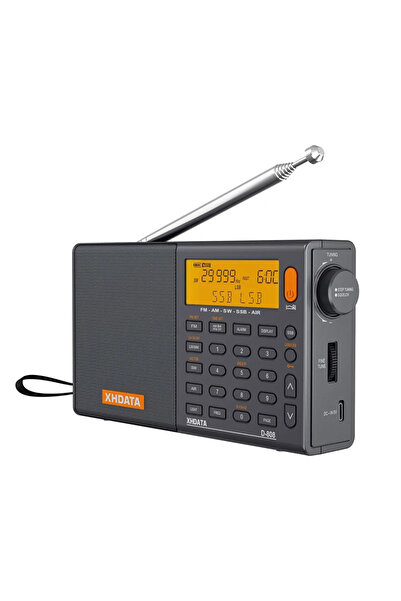 XHDATA D-808 Taşınabilir Dijital Radyo Fm Stereo/sw/mw/lw Ssb Rds Hava Bandı ...