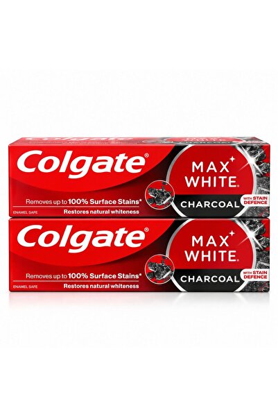 Colgate 2x 75 Ml pasta max white charcoal
