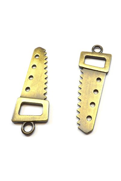 NO BRAND Πριόνι μεταλλικό κρεμαστό 21x60mm - Μπρονζέ