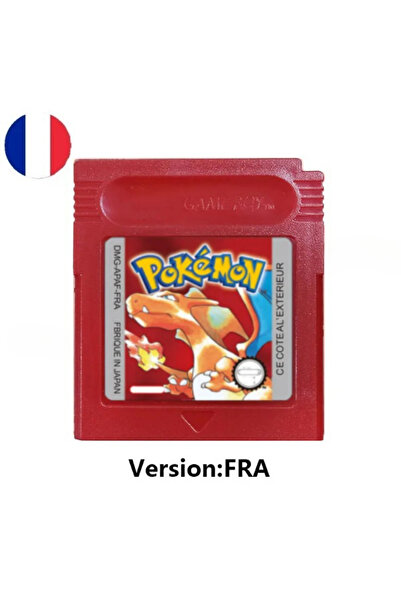 Choice Rouge FRA HOT USA ESP FRA GBC Pokemon Cartridge Bundle Red/Blue/Crysta...