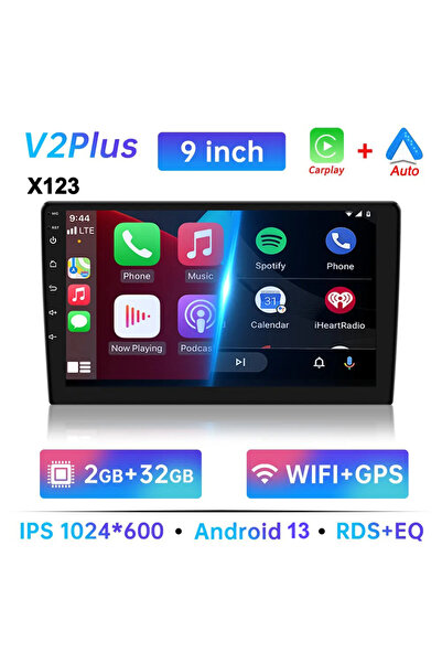 Choice 9-2G 32G CarPlay 7/9/10 Inch Universal Android 13 Car Radio 32G/64G Au...