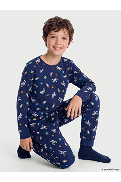 LC Waikiki Sparkling Choices Printed Boys' Pajama Set from Shining Store