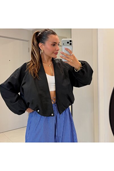 OZD Active Kadın Kruvaze Bomber Ceket