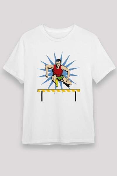 Darkhane Athlete White Unisex T-Shirt T-Shirt