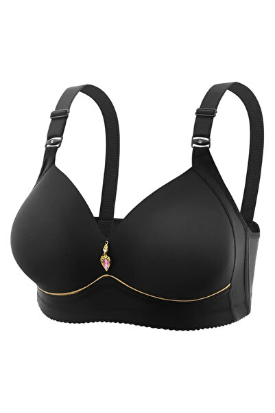 Choice 36-80 Ablack Mom Brassiere Without Steel Ring Breathable Gathered Ladi...