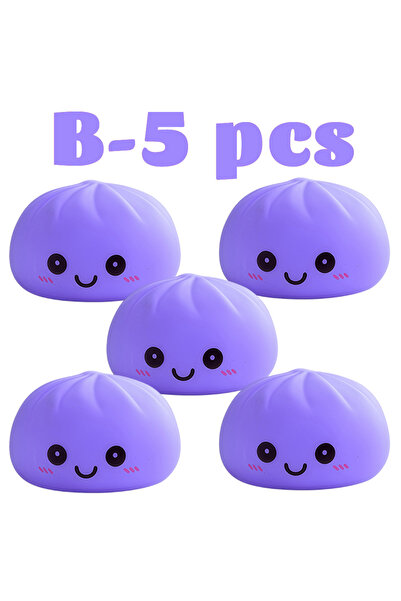 BANDAI B-5pcs 2027 New Dumpling Night Lights Glowing Dumplings Desktop Orname...