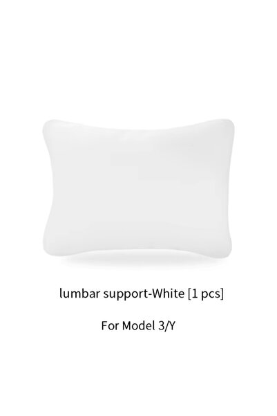 Choice 1pc White Waist T For Tesla Model 3 Y Car Neck Pillow Protective Lumba...