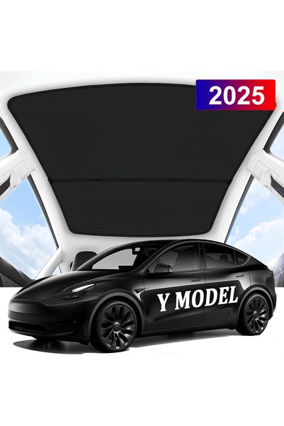 Choice Sunroof Black For Tesla Model Y Juniper 2025 2026 Launch Sun Shade Fro...