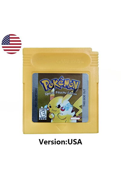 Choice Yellow USA HOT USA ESP FRA GBC Pokemon Cartridge Bundle Red/Blue/Cryst...
