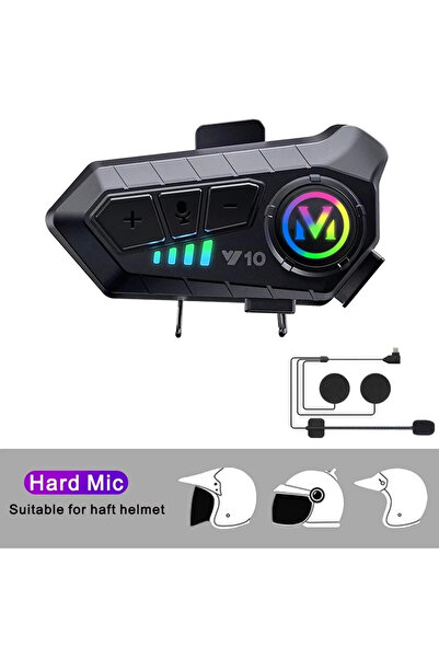 Kebidumei hard mic Motorcycle Helmet Headset IPX6 Waterproof Noice Reduction ...
