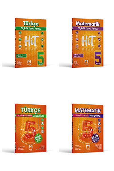 Mozaik Yayınları Mozaik 5. Sınıf Türkçe ve Matematik HİT Deneme ile Soru Bank...